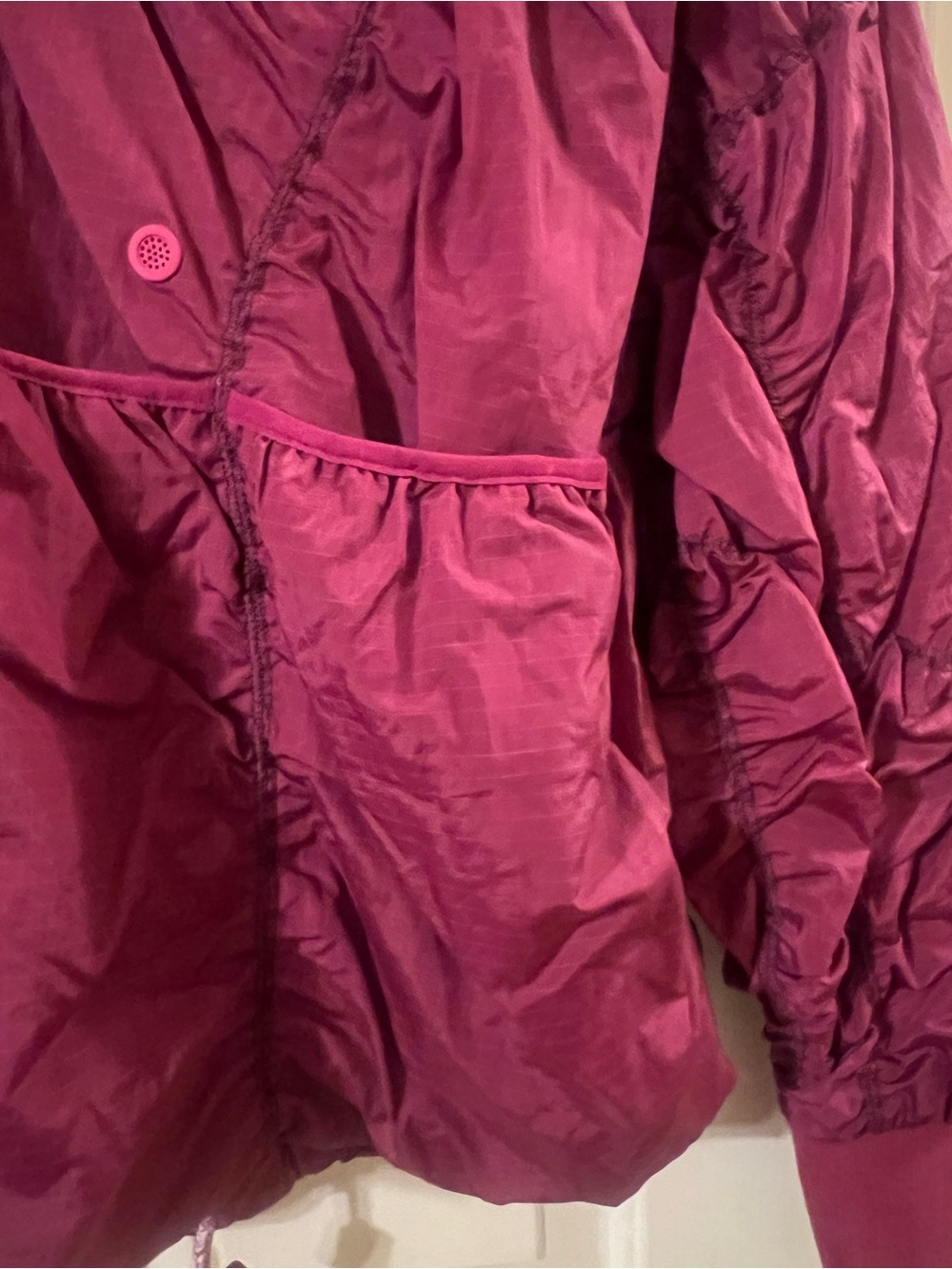 Like New Free People Movement Fuscia Happy Camper Pullover Size Small - Picture 9 of 14